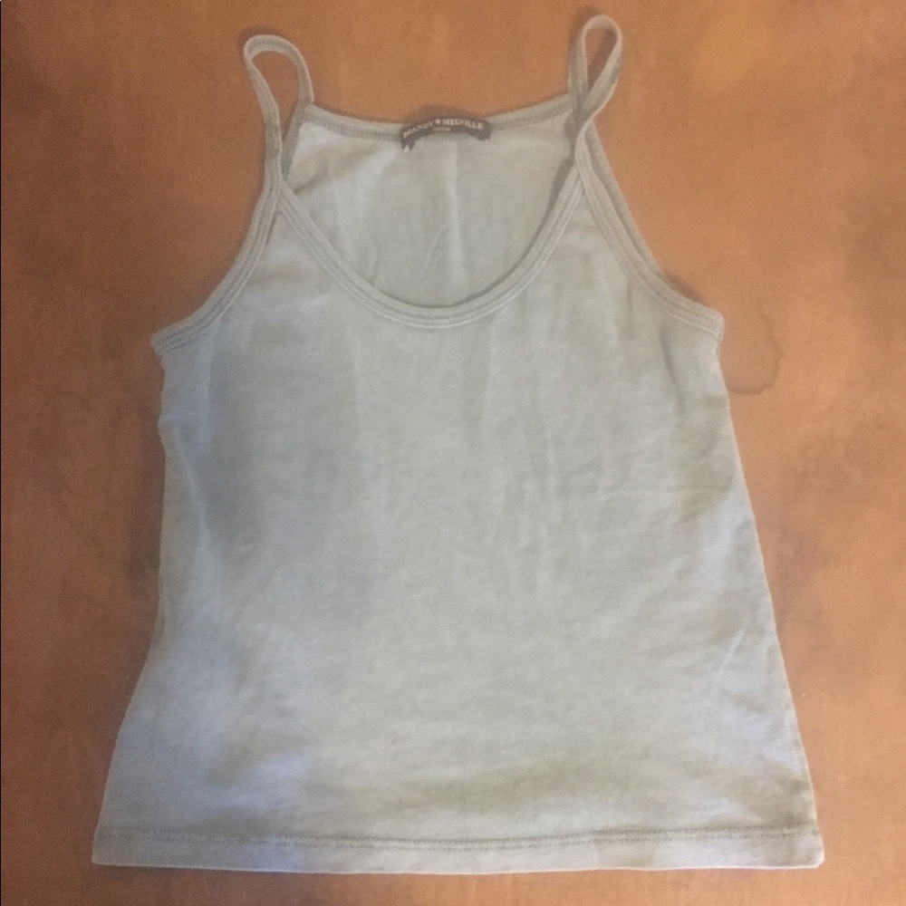 Brandy Melville crop in green